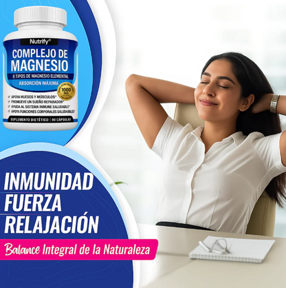 Más energía, menos estrés y un sueño profundo — Magnesio 8 en 1