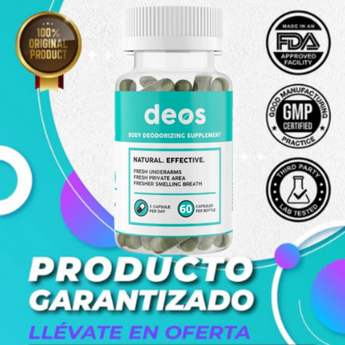 Deos - Desodorante Interno 60 Capsulas Recubiertas