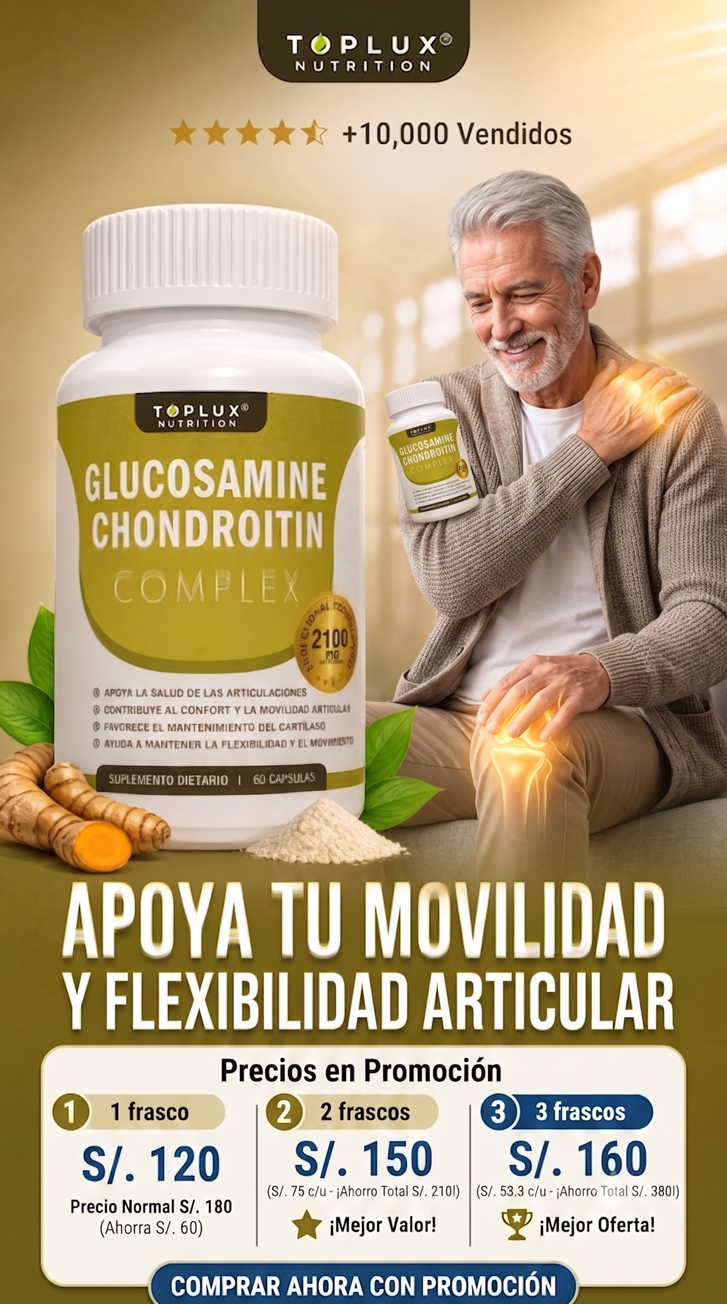 Articulaciones 20 años más joven - Glucosamine