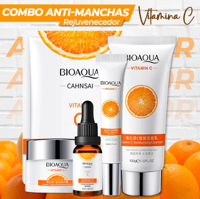 Kit de Lujo Línea Vitamina C Bioaqua - 6 Productos