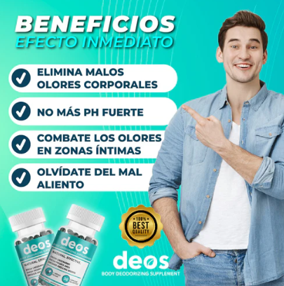 Deos - Desodorante Interno 60 Capsulas Recubiertas